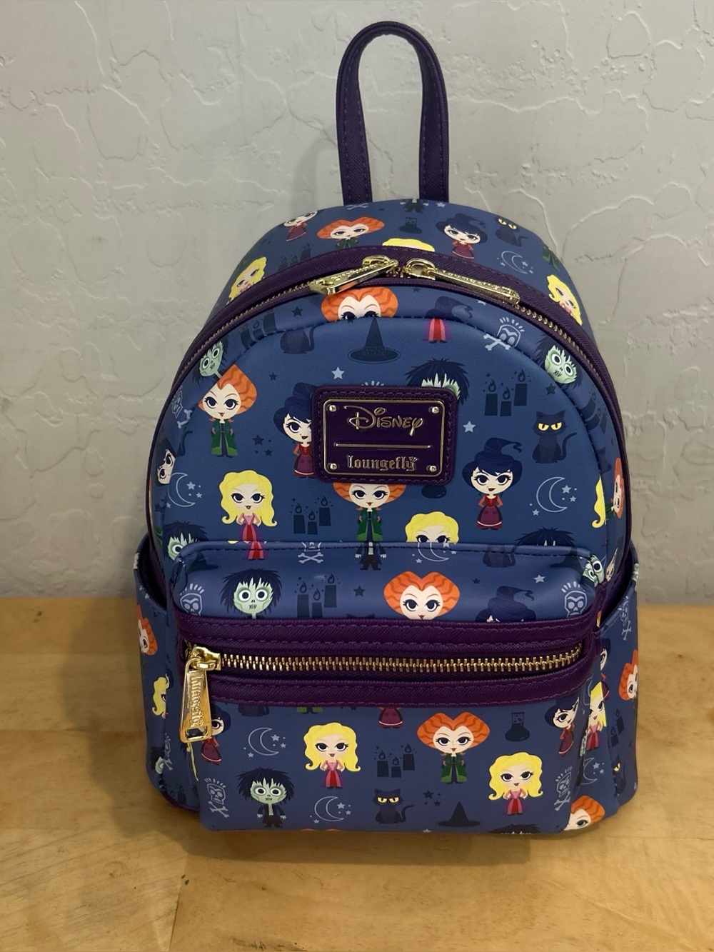 Disney Loungefly Hocus Pocus Chibi Characters Mini Backpack